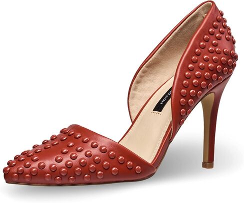 French Connection Forever Women's Pumps High Heels Pointy Closed Toe Slip-On Dress Shoes with Studs in Kuwait