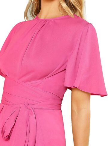 بلوزة نسائية من الشيفون كاجوال بأكمام قصيرة من Romwe in Kuwait