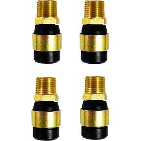 Torque 10 PCS Rubber Air Line Air Hose End Quick Repair Swivel Kit for Truck and Trailers, 1/2" NPT Male Fittings, Pneumatic Replacement Fittings for 3/8'' Air Line Hoses (10 pack)