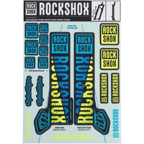 Rockshox Troy Lee-2055980172 Troy Lee Blue/Yellow 35 mm