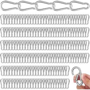 Heavy Duty Carabiner Clip, M4/8/M10 Spring Snap Hook, Quick Link Keychain Hook for Outdoor Camping, Swing, Hammock, Hiking, Gym.