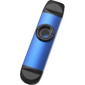 Professional Kazoo, Adults Metal Kazoos with Membranes Easy to Learn Wind Musical Instrument Kazoos Flute Percussion for Guitar, Ukulele, Piano Keyboard, Adjustable Tone Kazoo for Music Lovers