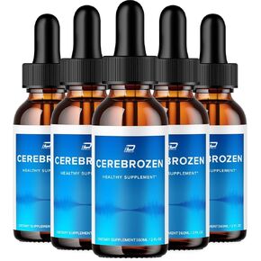 Cerebrozen Tinnitus Ear Drops - Cerebrozen 24, Cerebrozen Liquid Drops, Cerebrozen Reviews, Cerebrozen Drops for Ear Relief (5 Pack - 300 ML)