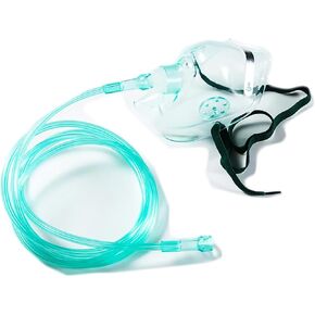 yuwell Oxygen Mask with 6.6' Tubing and Adjustable Elastic Strap