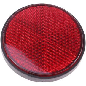 Veemoon Bike Front and Rear Reflectors Handlebar Reflector 2pcs 6mm Bicycle Seatpost Safety Warning Reflectors for Cycling Accessories Red