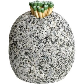 Handcrafted Natural Stone Toothpick/Match Holder - Handmade Stone Products