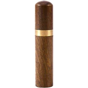 Wooden Toothpick Holder, Wood Mini Toothpick Dispenser Pocket Capsule Case Portable Handmade Craft Outdoor Use (Blackwood)