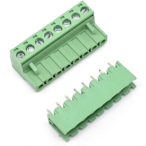 Oiyagai 20 Set 2 Pin 5.08mm Pitch Male Female PCB Screw Terminal Block