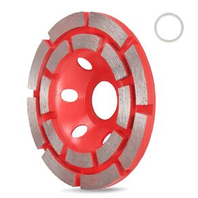 Diamond Concrete Grinding Wheel 4 1/2 Inch for Angle Grinder, Diamond Grinding Wheel with Arbor Hole 7/8"-5/8" for Grinding and Polishing Concrete, Marble, Granite