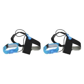 MECCANIXITY 2pcs ESD Anti Static Foot Heel Straps Anti Static Wrist Strap Adjustable 5" for Grounding Protecting Electronics Against Electric Shock
