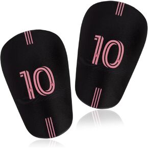 Extra Mini Shin Guards, 3.94x2.36 Inch Mini Soccer Shin Guards Mini Shin Pads Protective Shin Guards Equipment for Men Women Boys Girls Adults Kids (Special NO.10 Uniform Number)