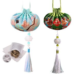 Chinese mugwort leaf sachet and Closets Fresh Scents, Set of 2, Home Fragrance Sachet for Wardrobes Closets