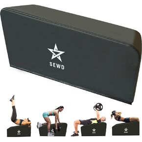 Pilates and Yoga Bench by SEWD – Portable Workout Bench for Full Body Exercise with Handle – Weight Training, AB Workout, Hip Thrust and Glute Training Home Gym Equipment in Kuwait