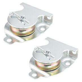 2PCS Ceiling Mount Single Pulley Wall/Ceiling Mount Single Pulleys Wall Mount Pulley Ceiling Pulley