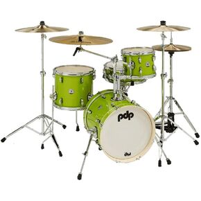 PDP New Yorker 4-piece Shell Pack - Electric Green Sparkle