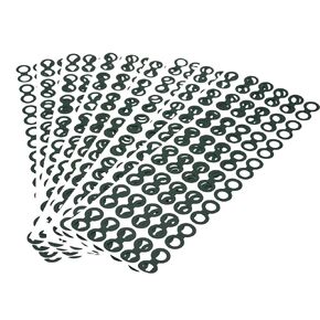 400pcs 18650 Battery Insulator Ring Self-Adhesive Hollow Insulating Cardboard Electrical Insulating Adhesive Paper Green (Hollow)