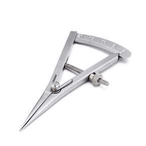 XIAN 3.5 Inch Adjustable Marking Gauge Mini Edge Press - Pitch Gauge DIY Leather Craft Tool, Precision Spring Dividers Calipers Compass Measuring Tools for Woodworking, Metalwork, Engineering