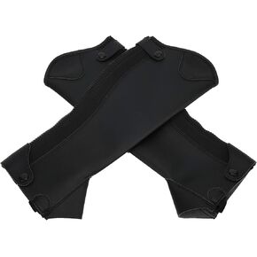 Astiby Half Chap Super Fiber PU Leather Half Chap Horse Riding Body Protector Equestrian Horse Riding Half Chap for Adults()