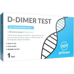 at Home D-dimer Test (1 Test) a Critical Marker for Thrombosis-Related Conditions, specifically Blood Clots.