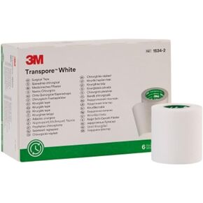Medical Tape 3M Transpore Adhesive 2 Inch X 10 Yards NonSterile - 6 Per Box