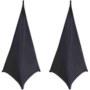 On-Stage SSA100 Speaker/Lighting Stand Skirt, 2-Pieces (Black)