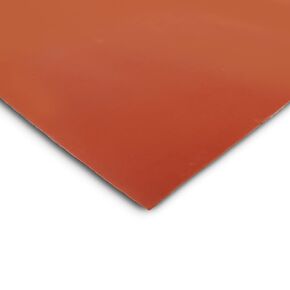 Rubber Sheet, Silicone, Rubber Width 2 in, Rubber Length 2 ft, Rubber Thickness 1/32 in, 30A, Plain Backing