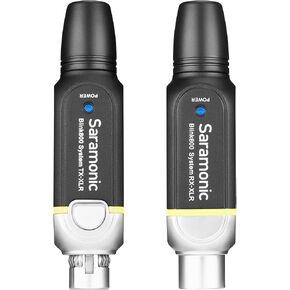 Saramonic 5.8GHz Wireless Plug-On XLR System for Dynamic and Battery-Powered Microphones with Plug-in XLR Receiver (Blink 800 B2) (BLINK800B2)