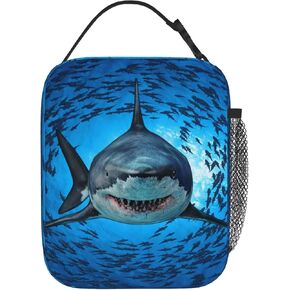 Kids Lunch Box Lunch Bag for Boys Girls Women Men, Reusable Insulated Lunch Boxes Tote Bag, High Capacity Leakproof Thermal Cooler Sack Food Handbags for School Work Picnic Camping (Football)