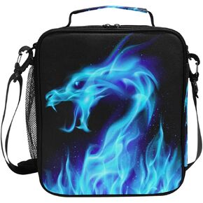 Cute Animal Penguin Kids Lunch Bags for Girls Boys Insulated Lunch Box Thermal Lunchbox Tote Bag with Adjustable Strap Leakproof Durable Lunch Cooler for Children Women School Work