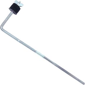 Cymbal Boom Arm L-Shaped Percussion Mounting Arm, Cymbal Mount Arm Holder with Extension Rod Cymbal Extension Mounting Attachment Arm for Cymbal Stand Drum Set Hardware Accessories