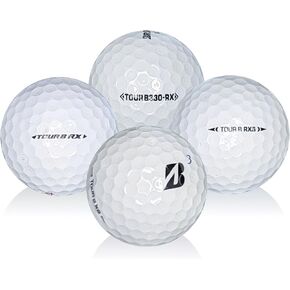 Afford-A-Ball Golf. (25 Pack) Recycled for Bridgestone Tours White Golf Balls mix. (B RXS, B XS,B X, B RX, B330) Golf Supplies for Men & Women. Best budget golf balls.