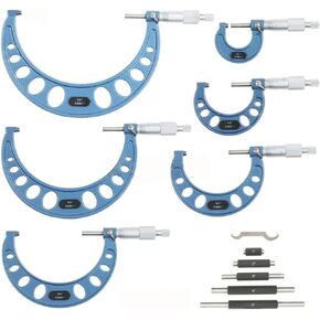 Outside Micrometer Set Precision Machinist Tools Outside Metric Micrometer Premium Outside Micrometer(0-6'' 6PCS) in Kuwait
