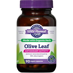 Oregon's Wild Harvest, Olive Leaf Supplement, Antioxidant Support, 350 mg, 90 Count
