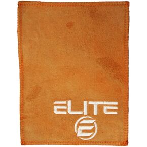 ELITE Bowling Ball Leather Shammy Pad Premium Cleaning Towel (Black)