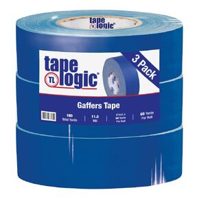Tape Logic (1 Pack) Multipurpose Black Gaffers Tape, 2 Inch x 60 Yards, Heavy Duty 11 Mil Thick - Easy Tear, Non-Reflective, Residue Free, Floor Marking and Social Distancing
