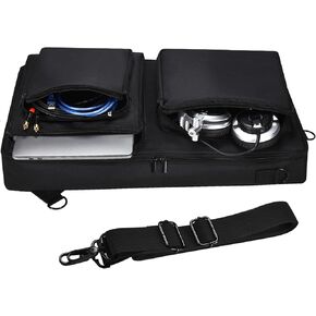 Multifunctional Travel Case fits Pioneer DDJ SR/ SR2, for Hercules Inpulse 500, for Native Instruments Traktor Kontrol S4 Mk3 DJ Controller Bag Protector Storage Case