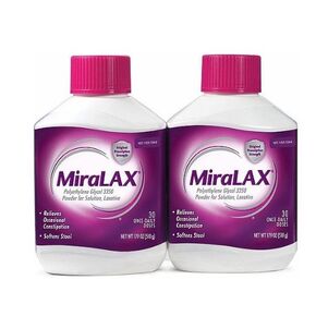 SCS MiraLAX Laxative - 2 pk.