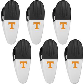 Siskiyou Sports NCAA Tennessee Volunteers Chip Clip Magnets, 6pk White, One Size