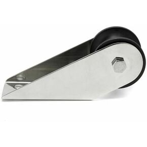 Bow Boat Anchor Roller 160mm Boat Stainless Steel Bow Anchor Roller Rubber Lift Roller for Yacht Fishing Boat