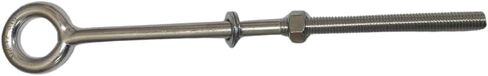 US STAINLESS Stainless Steel 316 Eye Bolt 1/2" x 12" UNC(1/2"-13 pitch) Short Thread Marine Grade in Saudi Arabia