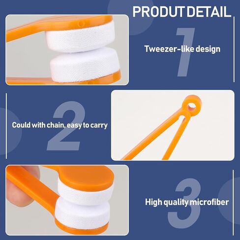 8 Pcs Glasses Cleaner, Microfiber Spectacles Sunglass Cleaner Tool, Mini Sun Glasses Cleaner Brush, Eyeglasses Cleaner Cleaning Clip for Peeps Eyeglass, Sunglasses and Eye Glasses in Saudi Arabia