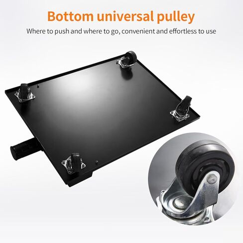 مرآة فحص أسفل السيارة، مع ضوء LED، مرآة فحص أسفل السيارة مقاس 12 بوصة مع عجلات، مرآة أمان بمقبض قابل للسحب قابل للتعديل 50-110 سم، فحص السيارات والآلات والمستودعات والمدارس in Kuwait