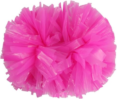 2PCS Professional Cheerleader Pom Poms with Baton Handle (No Zip Tie) for Sports Spirits Girls Adults Performance Dance Cheering in Saudi Arabia