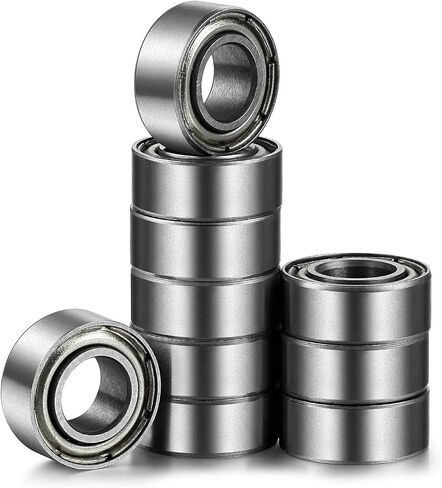 Donepart MR52ZZ Bearings - 2mm Bore ID, 5mm OD, 2.5mm Width Double Shielded Miniature Chrome Steel Ball Bearing for Fidget Spinners, Micro Motor, Office Equipment (10) in Kuwait