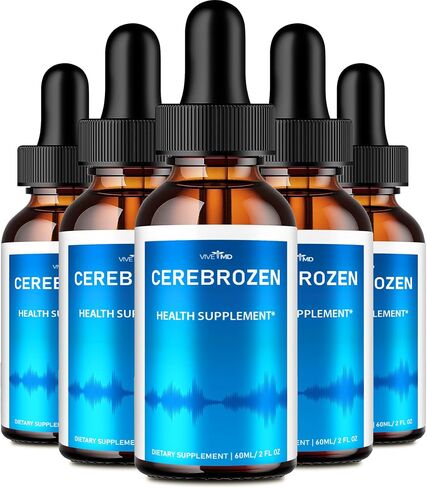 قطرات الأذن من طنين الأذن من cerebrozen - تركيبة رسمية - تخفيف طنين الأذن من cerebrozen لرنين الأذن، قطرات cerebrozen من طنين الأذن، cerebrozen 24، علاج طنين الأذن، مكمل السمع الصحي من cerebrozen (5 عبوات) in Saudi Arabia