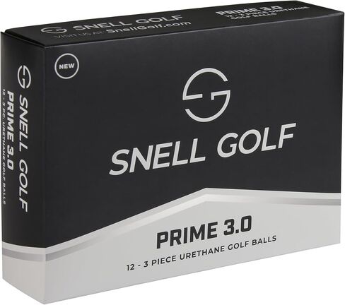 Snell Golf Prime 3.0 Golf Ball - 3 Piece Urethane Cover - 80-85 Compression Range in Saudi Arabia