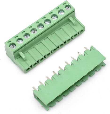 Oiyagai 20 مجموعة 2 دبوس 5.08 مللي متر الملعب ذكر أنثى PCB برغي محطة كتلة in Saudi Arabia