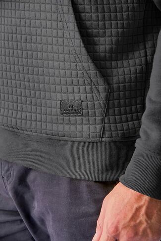 JMIERR Men's Hooded Sweatshirt Casual Long Sleeve Drawstring Waffle Pullover Hoodies with Pockets in Saudi Arabia