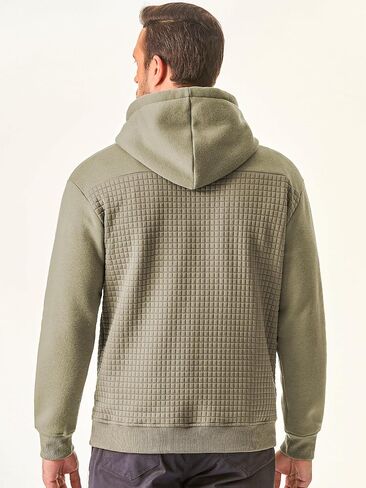 JMIERR Men's Hooded Sweatshirt Casual Long Sleeve Drawstring Waffle Pullover Hoodies with Pockets in Saudi Arabia