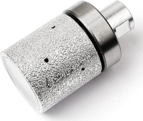 Diamond drum vacuum brazing grinder with 5/8-11 threads for stone counterbore edges (2 Inch) in Saudi Arabia